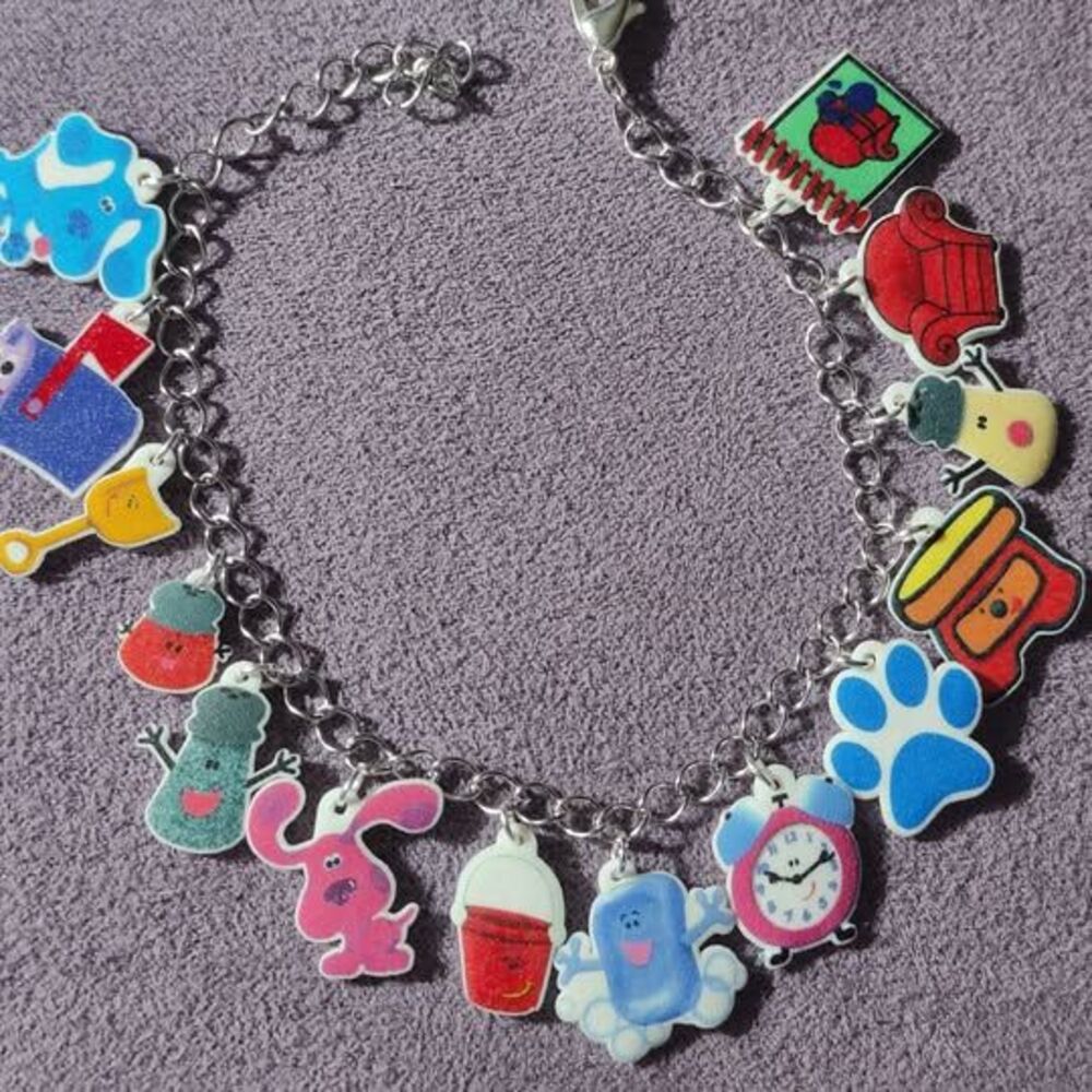 Blue's Clues Fan Art Charm Bracelet